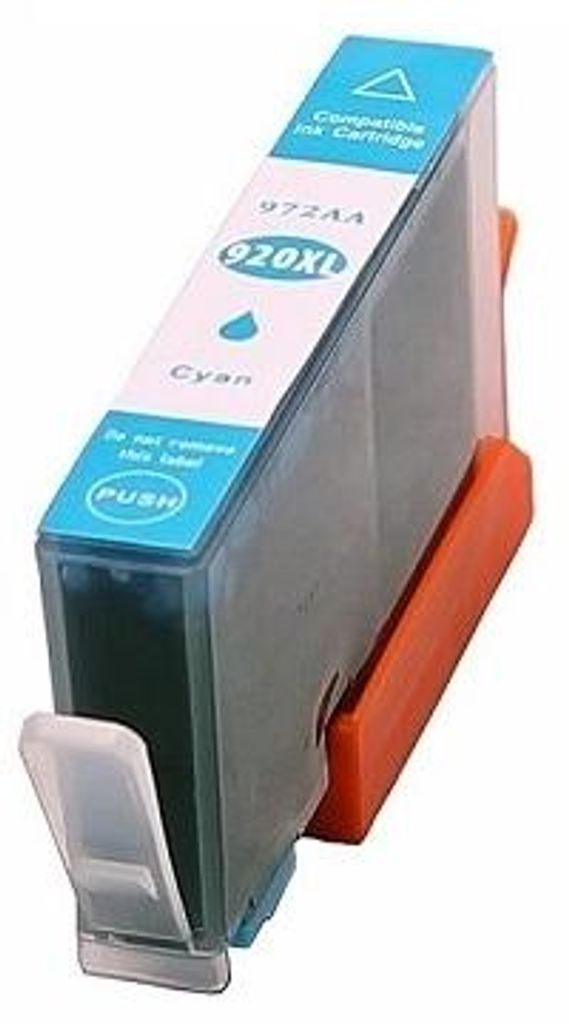 Druckerpatrone kompatibel mit HP 920 cyan XL - HP CD972AE für OfficeJet 6000, 6000 special Edition, 6000 Wireless, 6500, 6500 A, 6500 A Plus, 650...