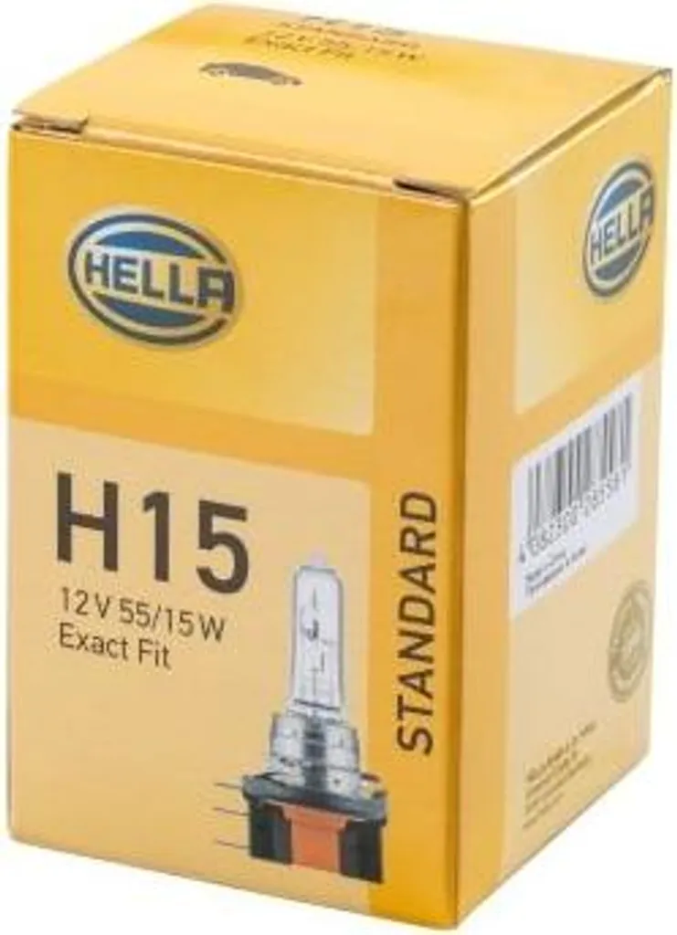Lampada HELLA H15 8GJ 168 119-001 - Ricambio Certificato ECE 12V