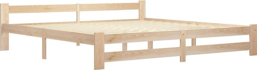 vidaXL Postel z masivu borovice 200x200 cm Obrázek produktu 