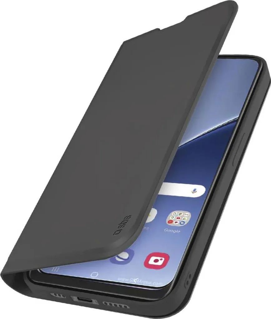 Étui Xiaomi 15 Pro SBS Wallet Stand anti-choc avec rangement cartes noir