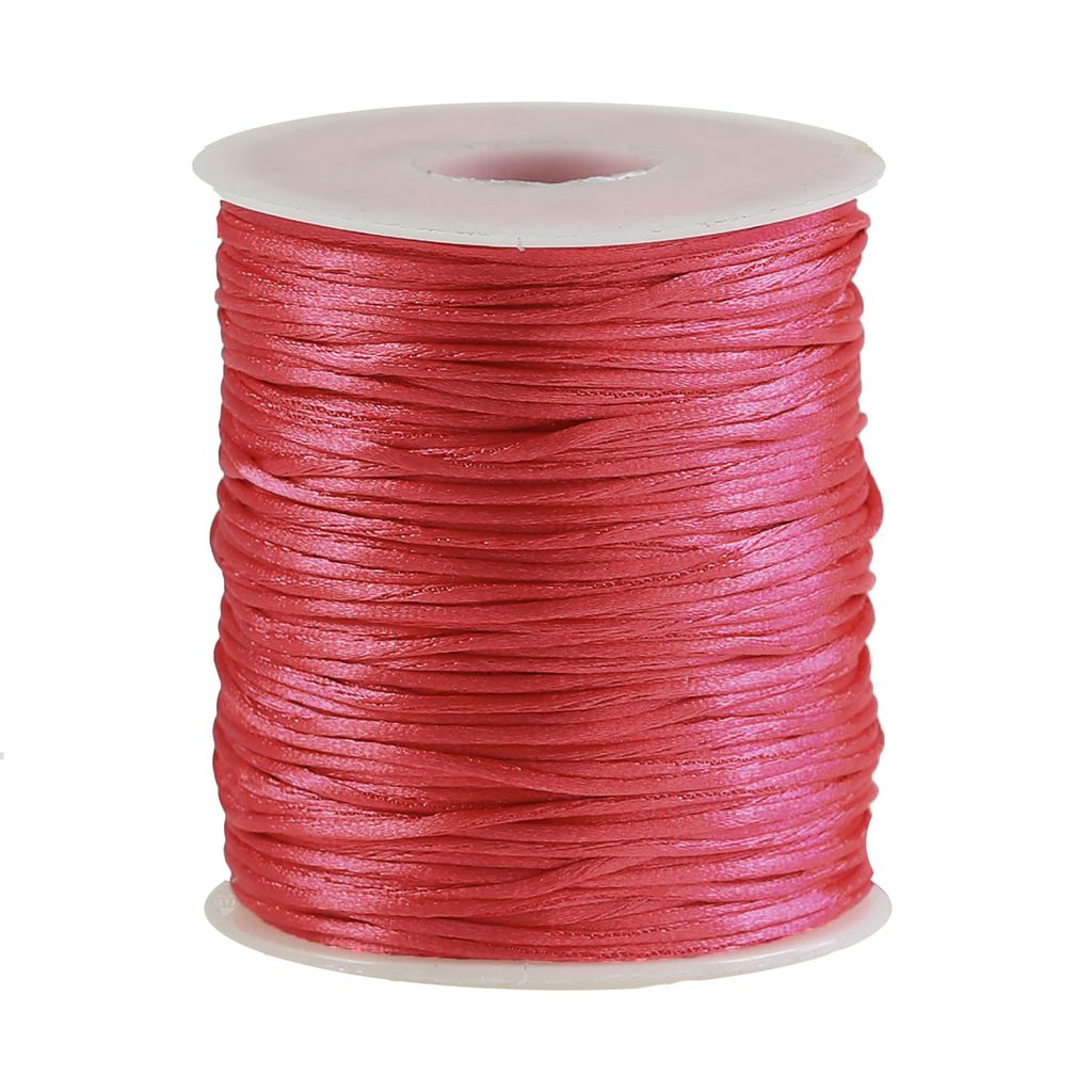90m Satinschnur 2mm Satinkordel Schmuck-Kordel -Schnur Kumihimo Bänder