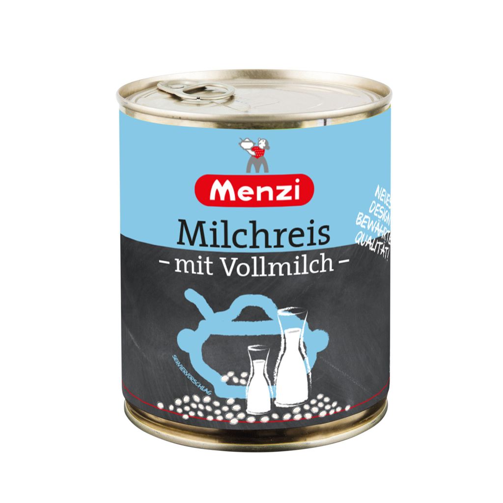Menzi Desserts Milchreis mit Vollmilch Tafelfertig 425g Produktbild 