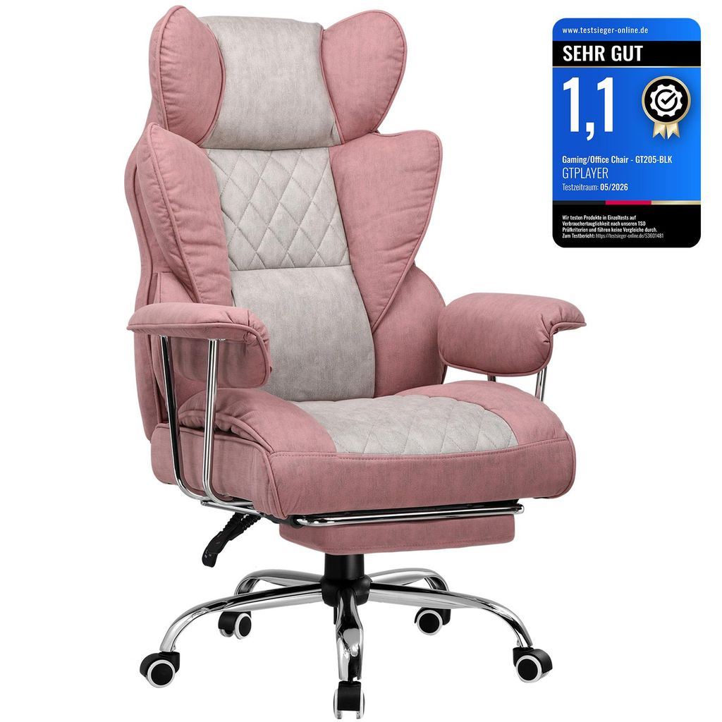 GTPLAYER Gaming Stuhl, Gamer Stuhl, Ergonomischer Bürostuhl Produktbild 