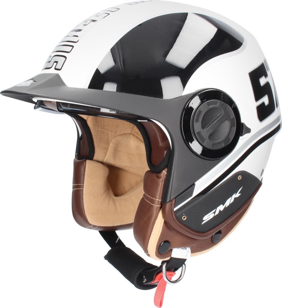 SMK DERBY GRID Jethelm weiss-schwarz XS