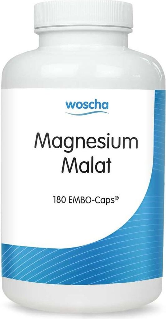 Woscha Magnesium Magnesium Malat- 180 Embo Caps Produktbild 
