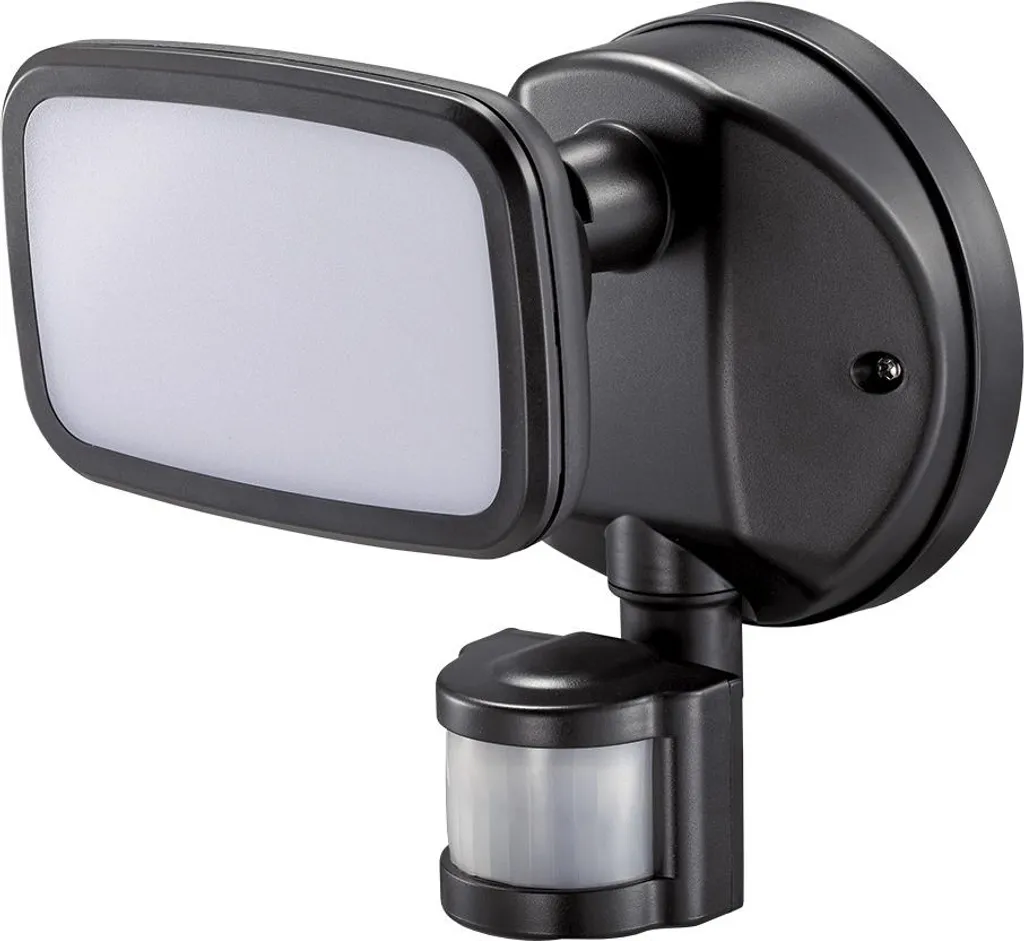 Applique Design Moderno Nero LED 10W 4000K Sensore Crepuscolare