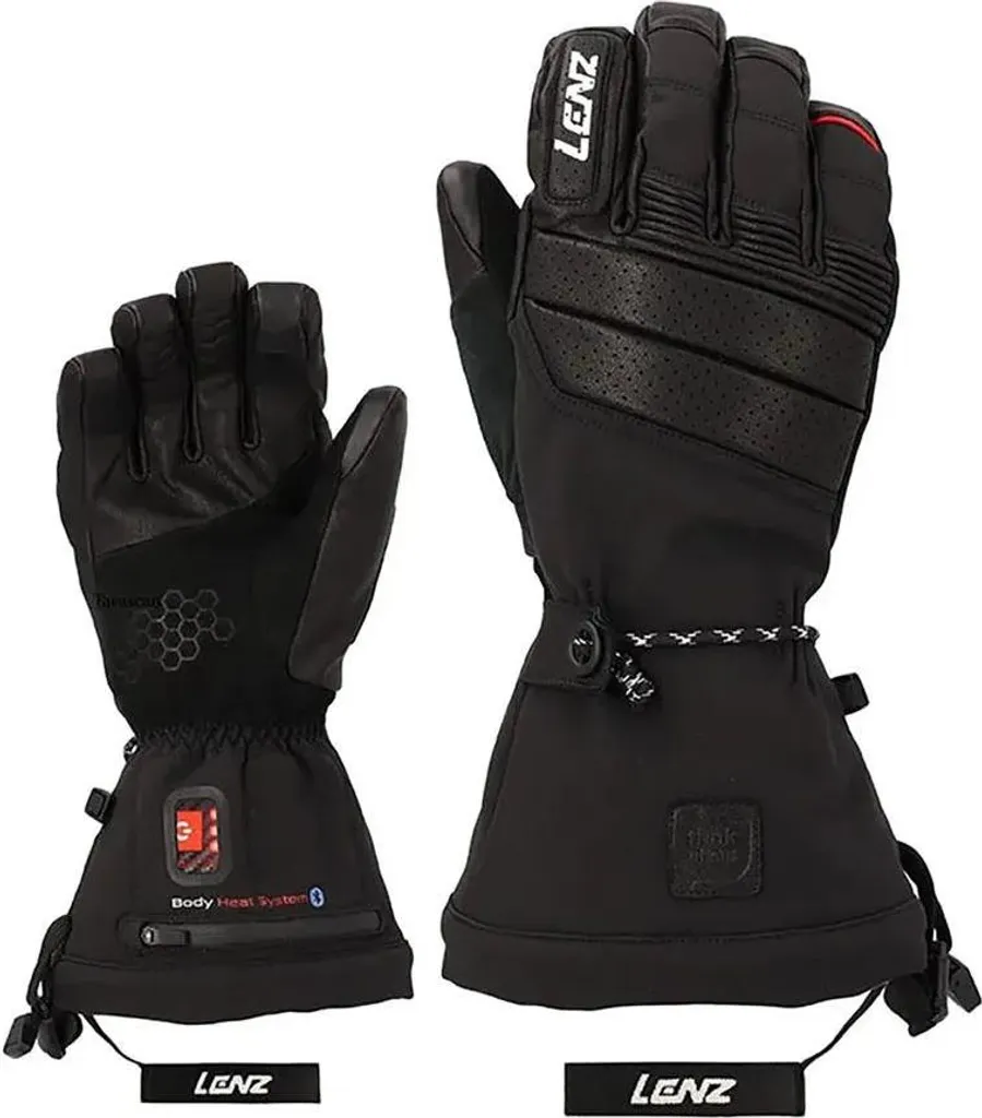 Gants Lenz Heat 9.0 Finger Cap Noir XL Idéal Ski et Alpinisme par Grand Froid
