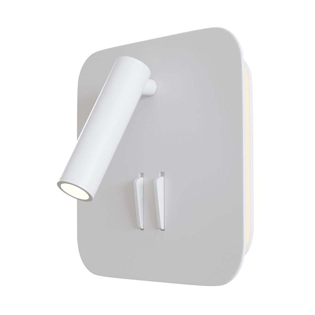 Maytoni Ios 176 LED Wandleuchte, Wandlampe 9W Weiss Warmweiss
