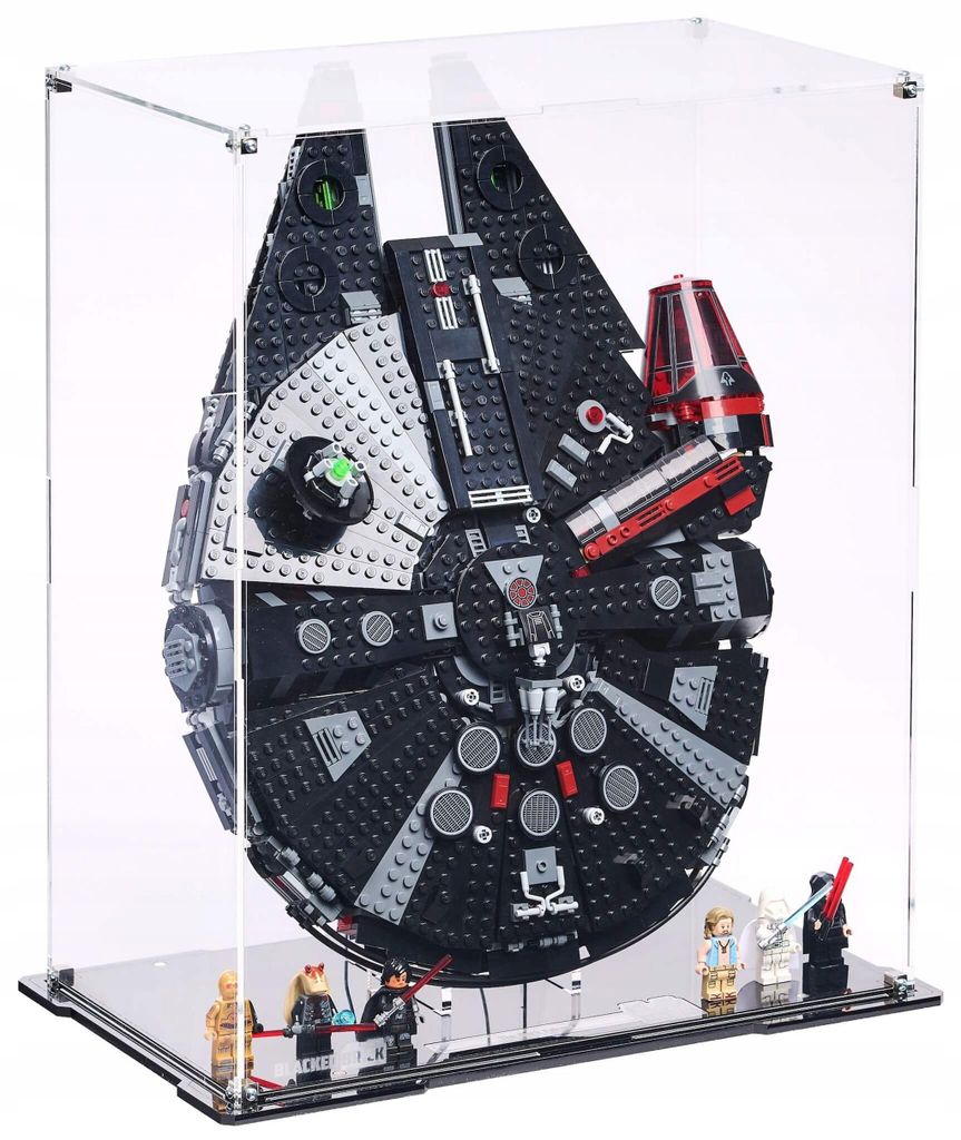 Vetrina verticale in vetro nero per LEGO® 75389 Star Wars – Immagine del prodotto 