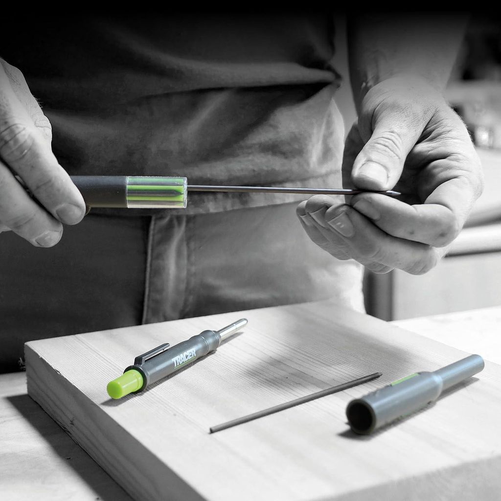 Tracer AMK1 Deep Pencil Marker with Lead Blister Pack - Permanent Marker