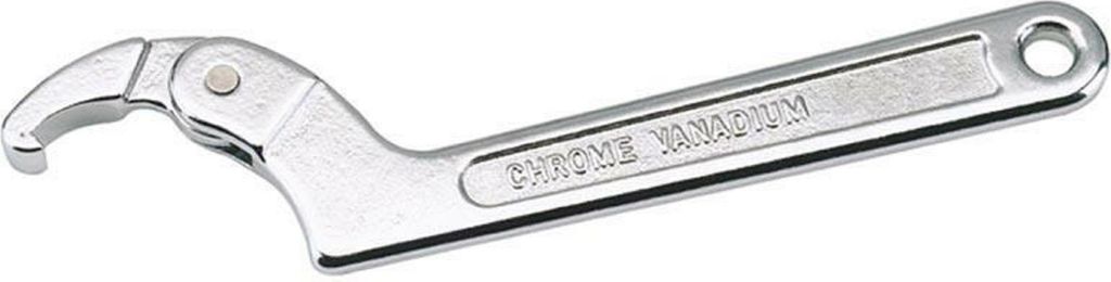 Draper Einstellbarer Gelenkhakenschlüssel für 32-76 mm, 205 mm Länge, geschmiedet