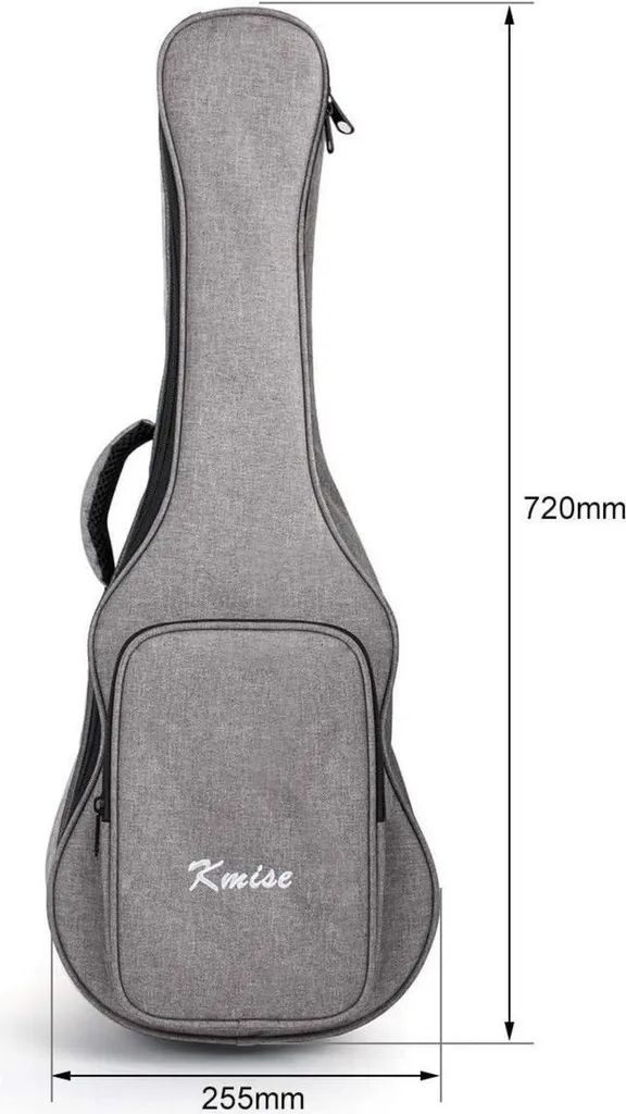 Housse Ukulélé 26 Pouces Tenor avec Double Sangle et 3 Médiators Offerts - 3