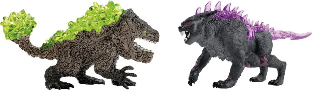 Shadow Lynx vs Stone Beast Eldrador avec Figurines Articulées et Socle - 3
