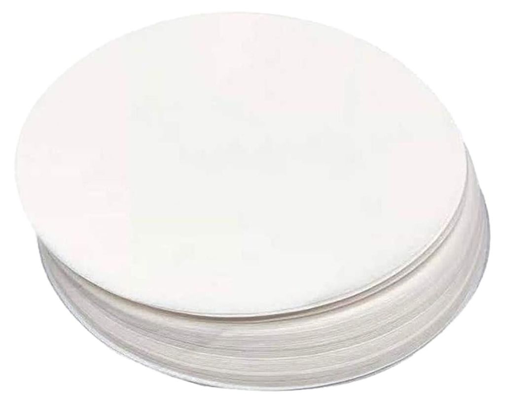 100 Blatt Backpapier, runde, antihaftbeschichtete Backformen (20 cm Durchmesser), Burgerpapier, Backpapier für Heißluftfritteusen, runde Formen f...