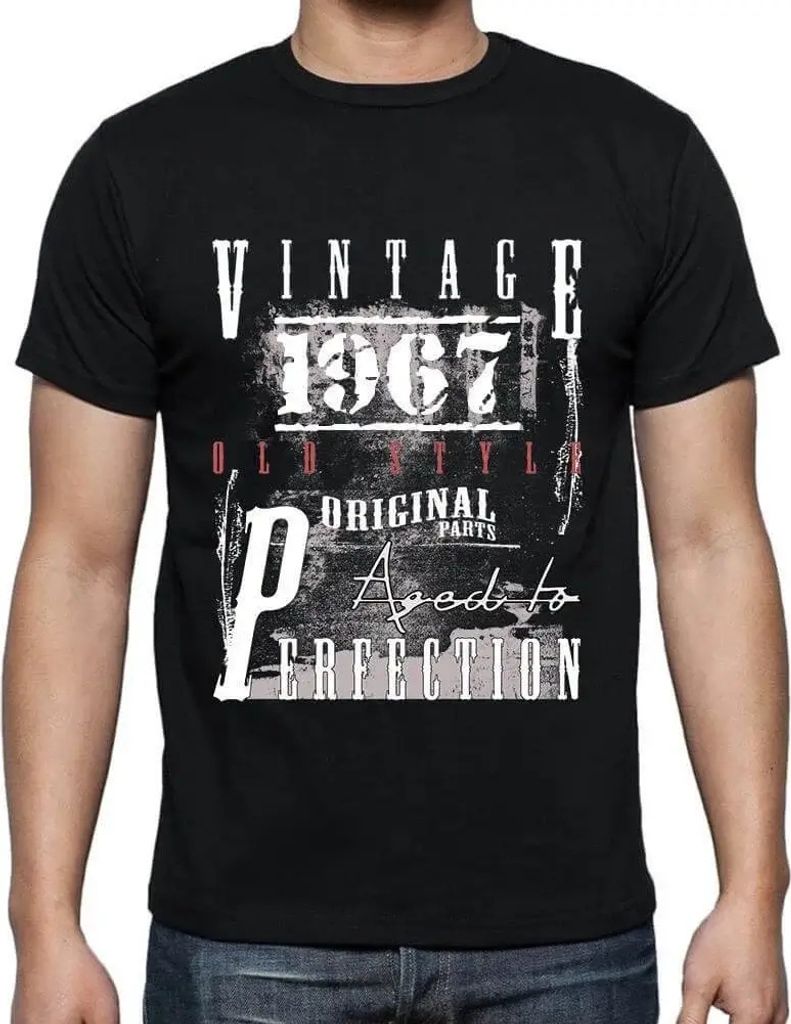 Herren Grafik T-Shirt Originalteile in Perfektion gealtert 1967 – Original Parts Aged To Perfection 1967 – Geschenk 57. Geburtstag Jahrestag 57...