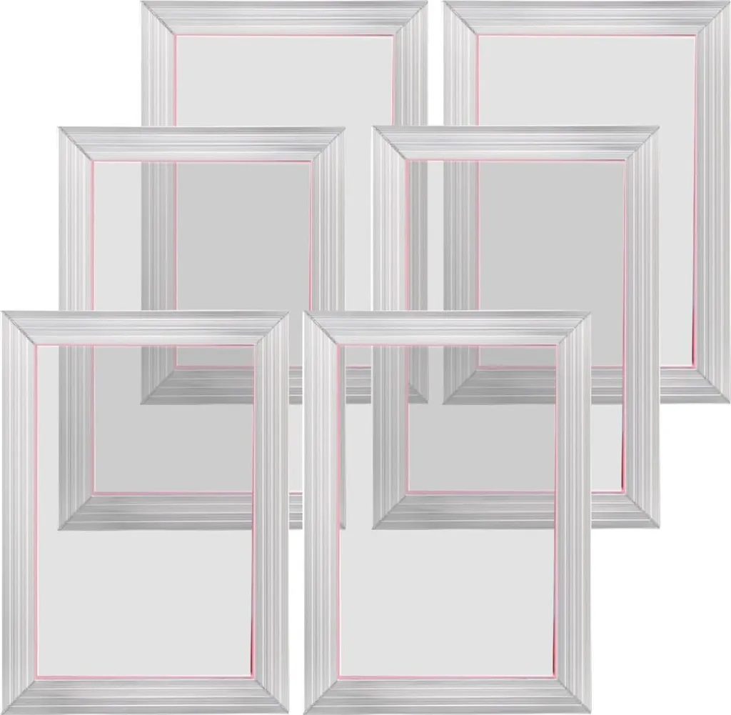 Écrans de Sérigraphie 10x14 Pouces Maille 110 - Pack 6 pour Rendu Net