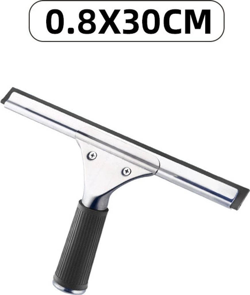 0.8*30CM Fensterabzieher Profi, Edelstahl Fensterwischer Produktbild 