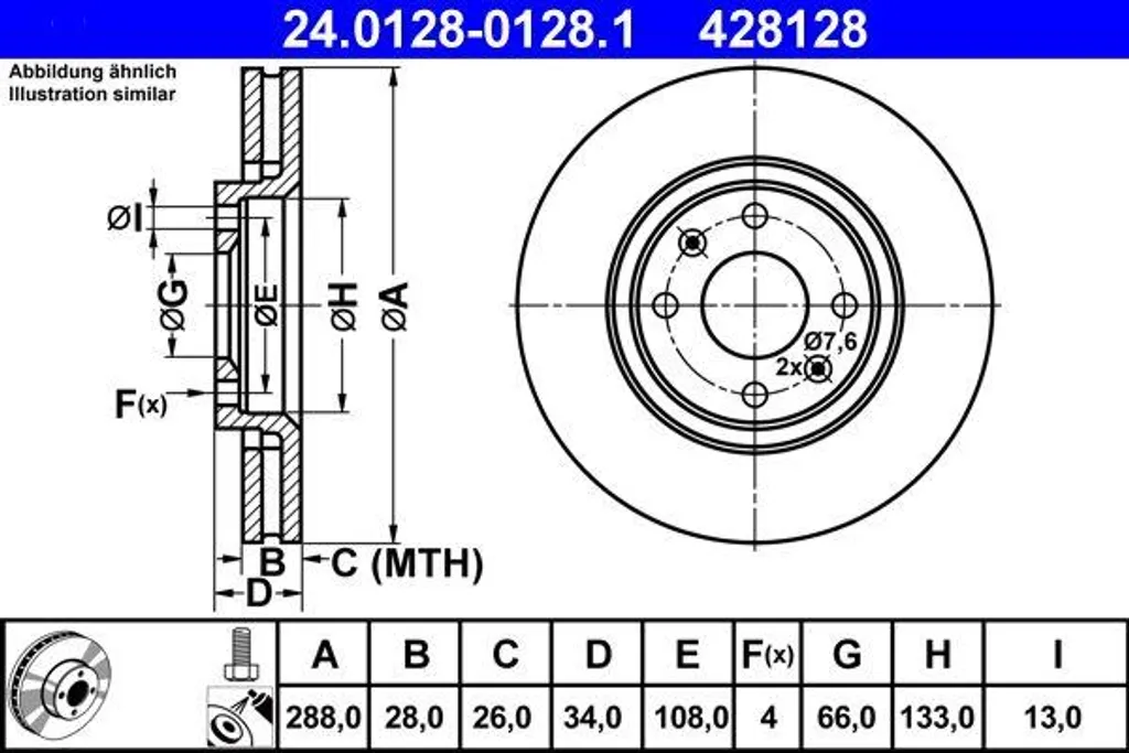 Disque de frein avant pour Citroën C5 et Xantia - Haute Performance