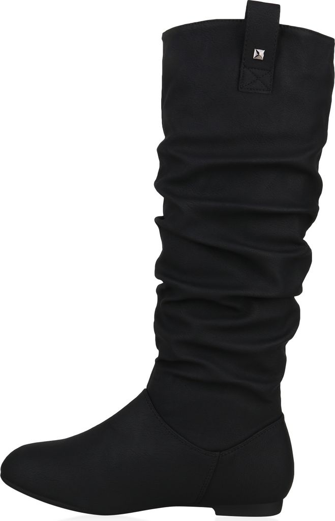 Mytrendshoe Damen Schlupfstiefel Warm Gefütterte Stiefel Produktbild 5