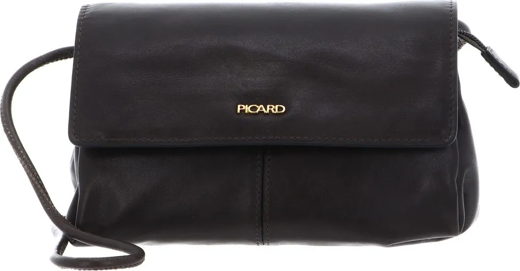 Picard Whisper Crossbody Bag Cafe - Borsa a Tracolla Pelle Marrone Scuro