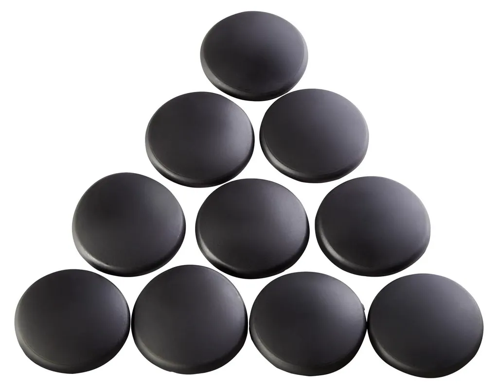 Amortisseur de Porte Adhésif Noir 40mm - Butée de Protection Murale