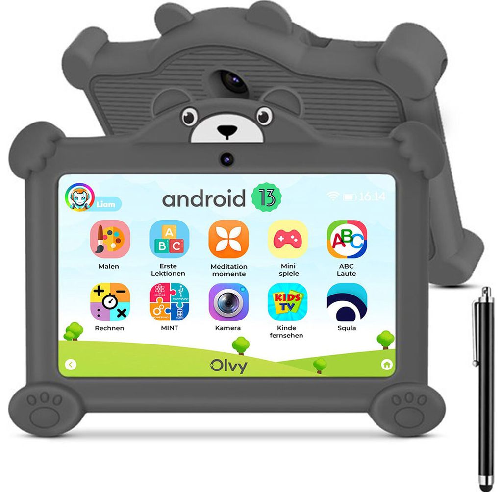 Olvy Kinder Tablet Android 13 Tablet für Kinder 96GB, WiFi, Produktbild
