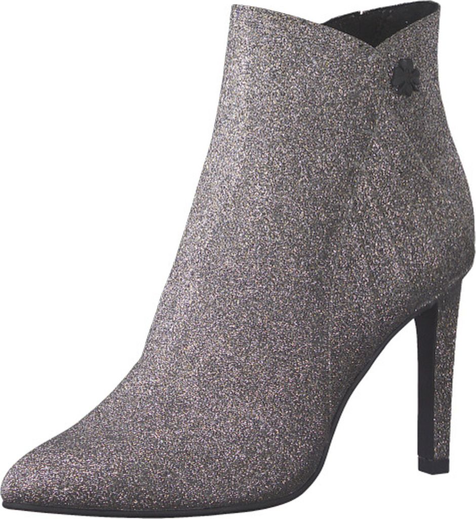 MARCO TOZZI Damen Stiefelette by GMK metallic Stiletto High Heel 2-85309-29, Größe:38 EU, Farbe:Beige