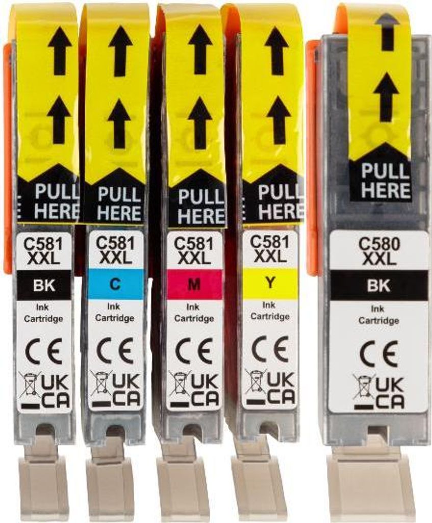 Crelando Druckerpatronen Multipack Qualitätstinte 580/581XL Produktbild 
