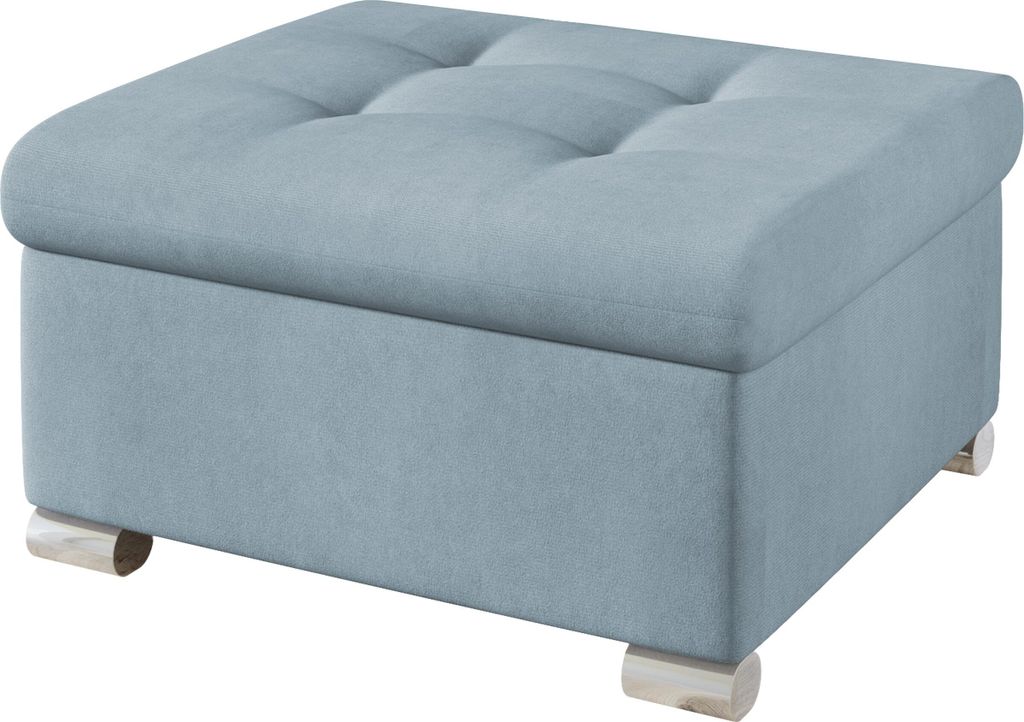 MIRJAN24 Polsterhocker Niko Klein, Stilvoll Sitzhocker vom Hersteller, Moderne Hocker (Farbe: Uttario Velvet 2960)