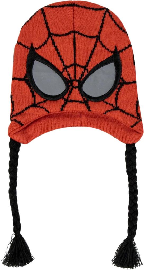 Disney Spider-Man Laplander Mütze Rot Unisize Disney