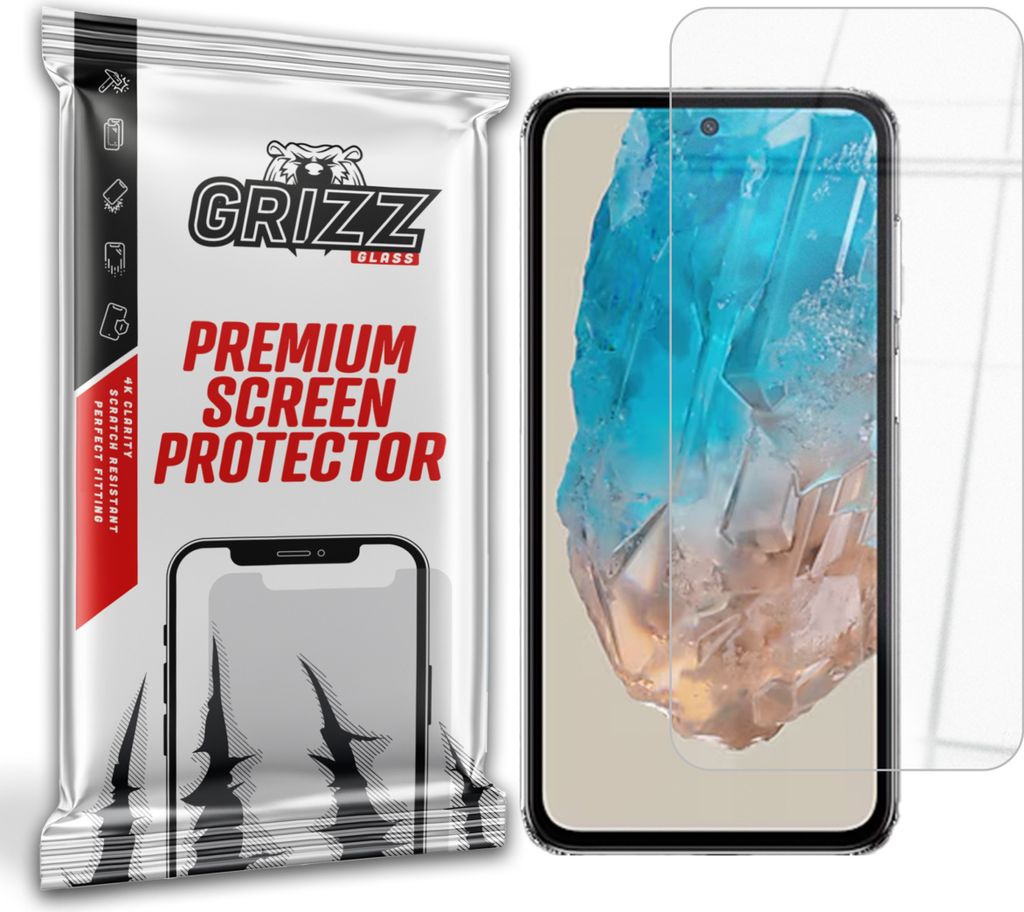 Hybriertes Glas GrizzGlass HybridGlass für Samsung Galaxy M35