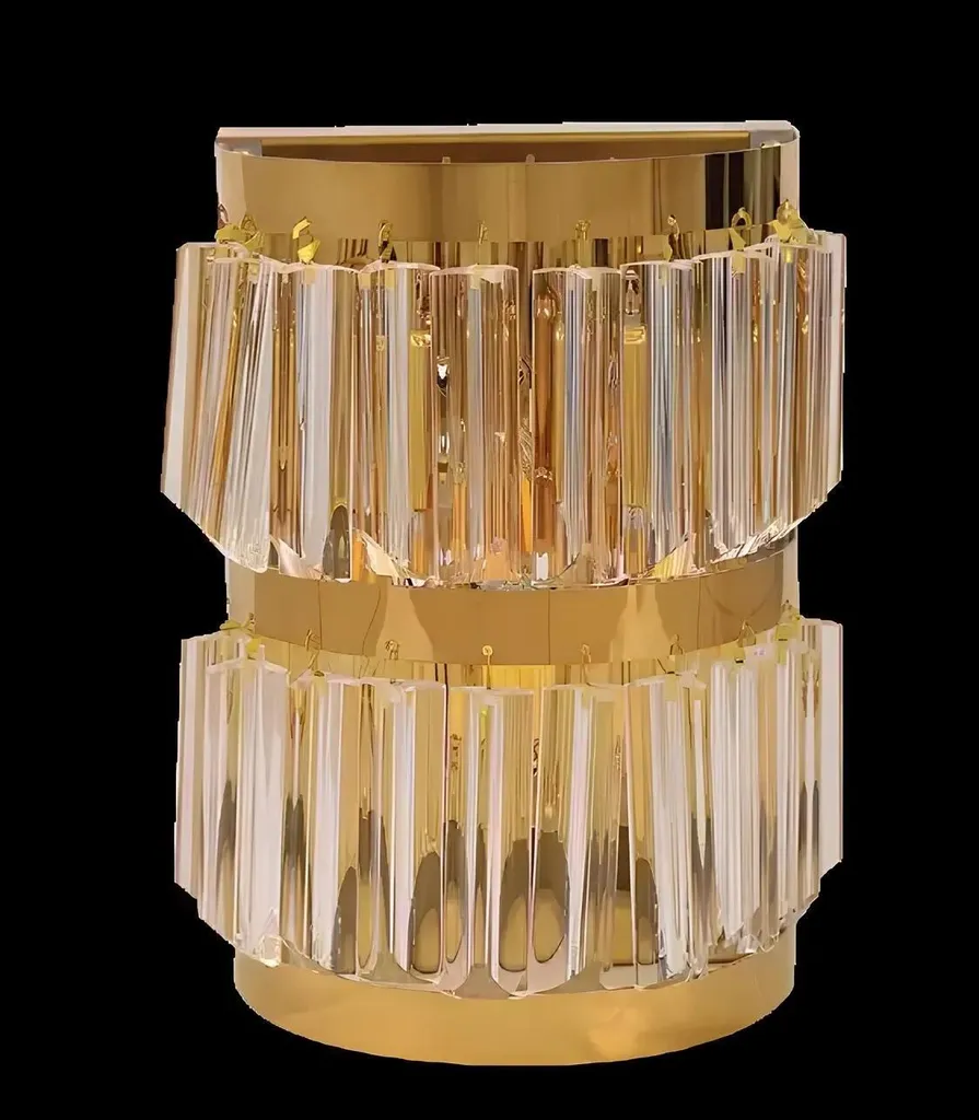 Lampe Murale Crystal Muster Idéale pour Décorer un Salon Contemporain