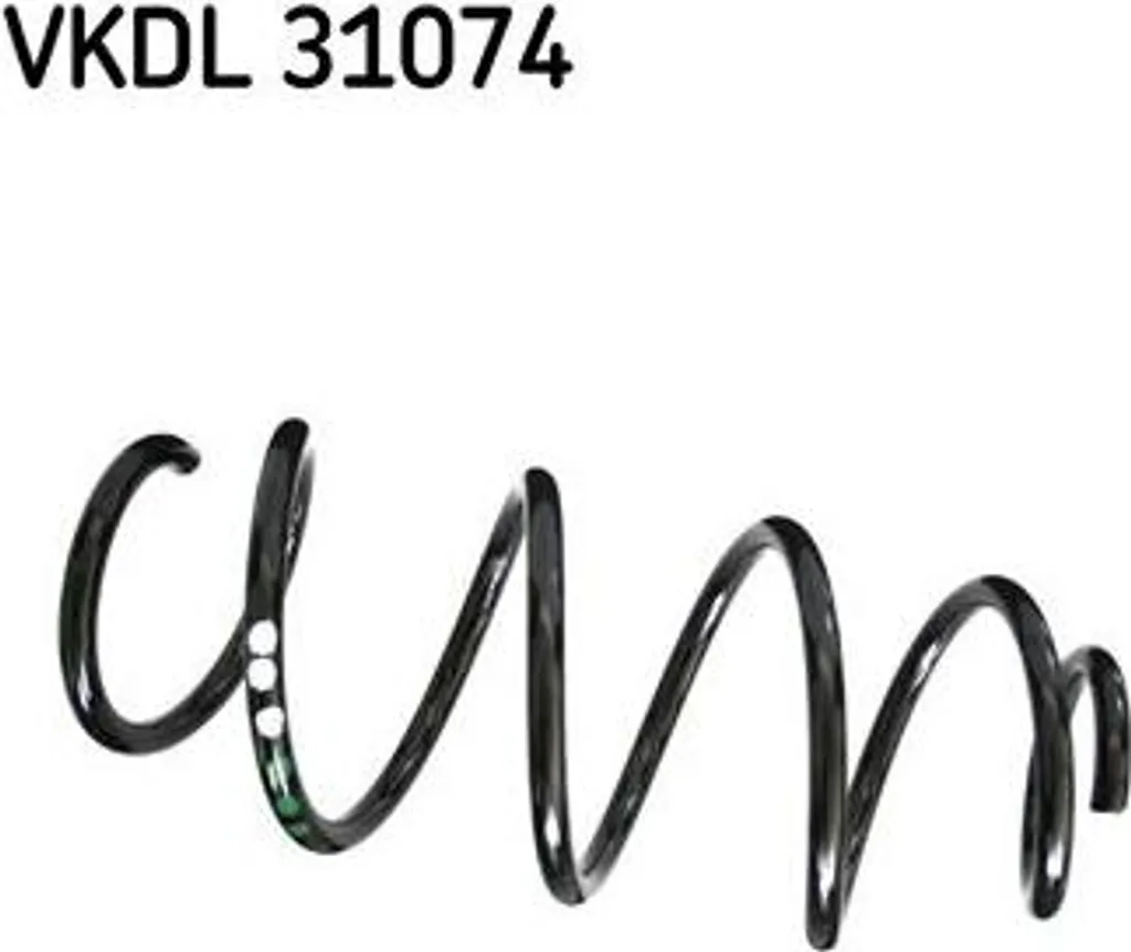 Ressort de suspension SKF VKDL 31074 pour Polo 6R et Fabia - OE 6R0411105B