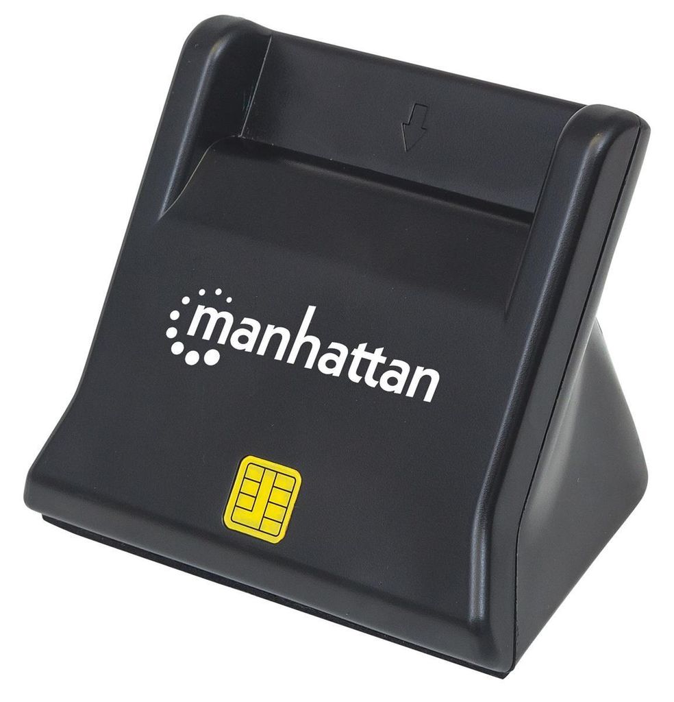 MANHATTAN USB2.0-Smartcard/SIM-Kartenlesegerät mit Standfuß Image du produit 