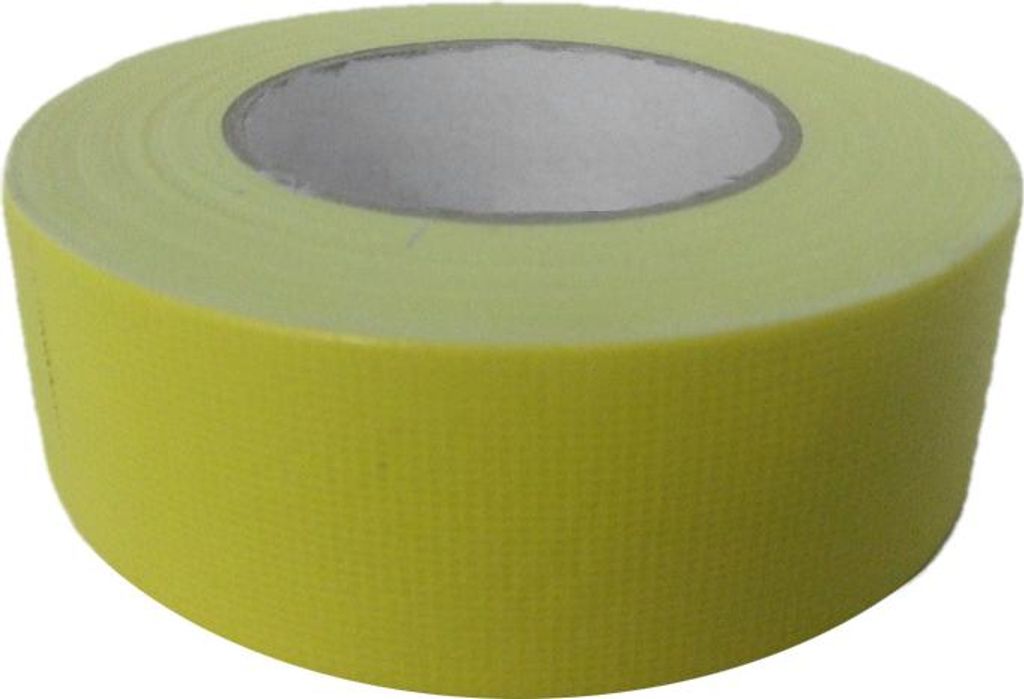 Premium Steinband gelb 44 mm x 50 m Putzband Klebeband Fixierband Abklebeband Gewebeband mit extremer Klebkraft