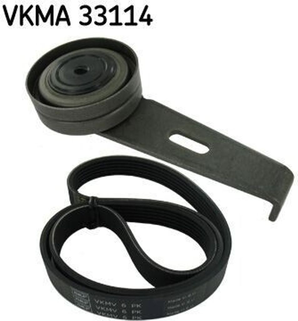 SKF VKMA 33114 Keilrippenriemensatz passend für PEUGEOT 306 Schrägheck (7A, 7C, N3, N5)