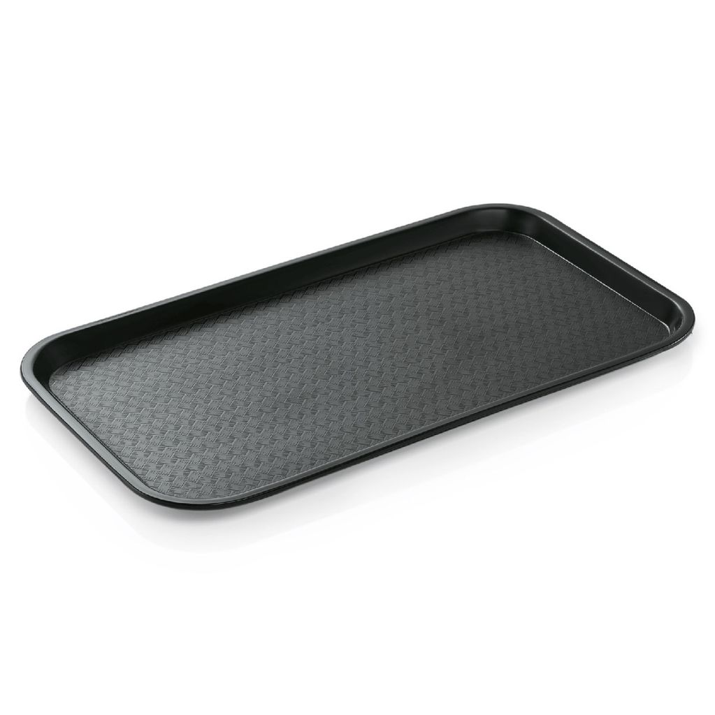 WAS Germany Gastro Tablett schwarz stapelbar GN 1/1 53 x 32,5 cm Serviertablett Polypropylen