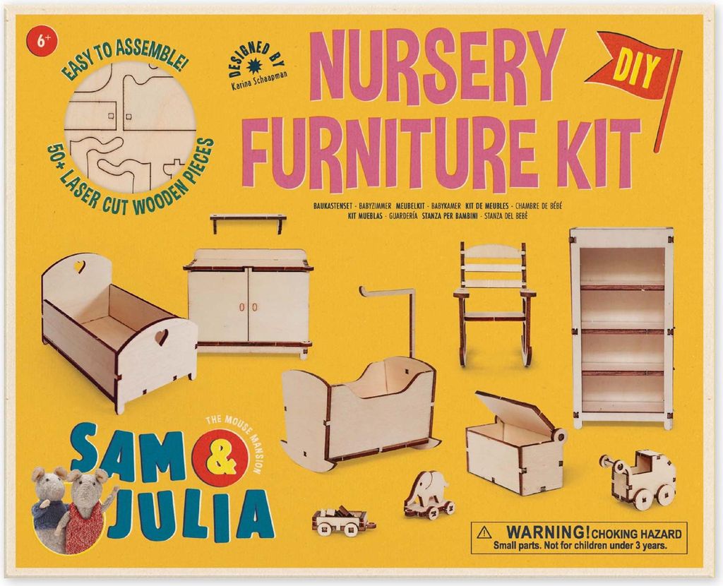 Sam & Julia: Mäusehaus-Zimmer: DIY Möbel-Baukastenset: Nursery