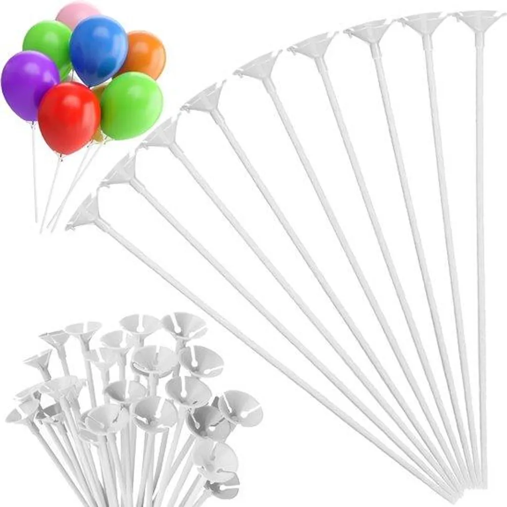 Ballons de baudruche transparents 32cm lot de 20 pour arche de fête