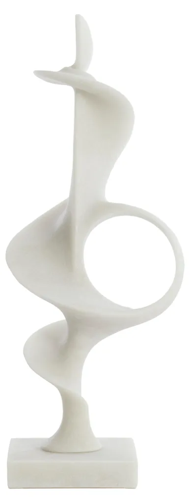 Lampe à poser Décor Light & Living LOVINAC Crème en Plastique 47 cm