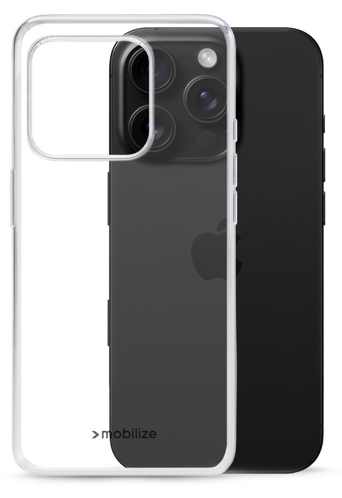 Mobilize TPU Back Cover Transparent Apple iPhone 16 Pro Produktbild 