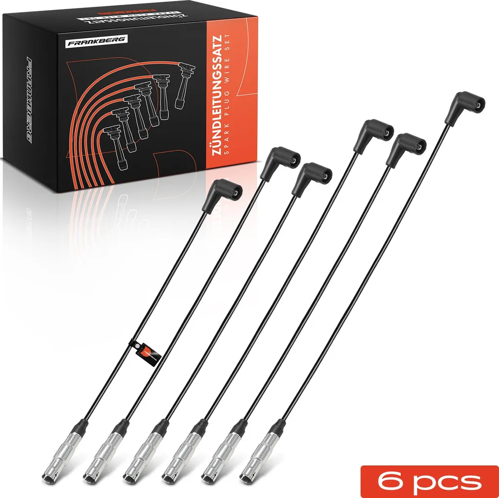 Fils d'allumage silicone haute résistance pour VW Golf et Galaxy