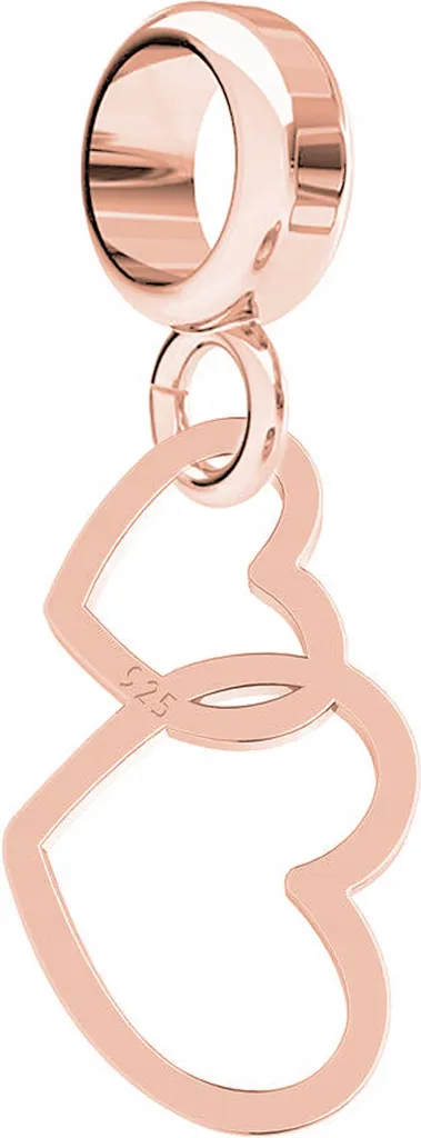 Specifiche Tecniche Ciondolo Cuore LAREZO 24mm Oro Rosa Argento 925