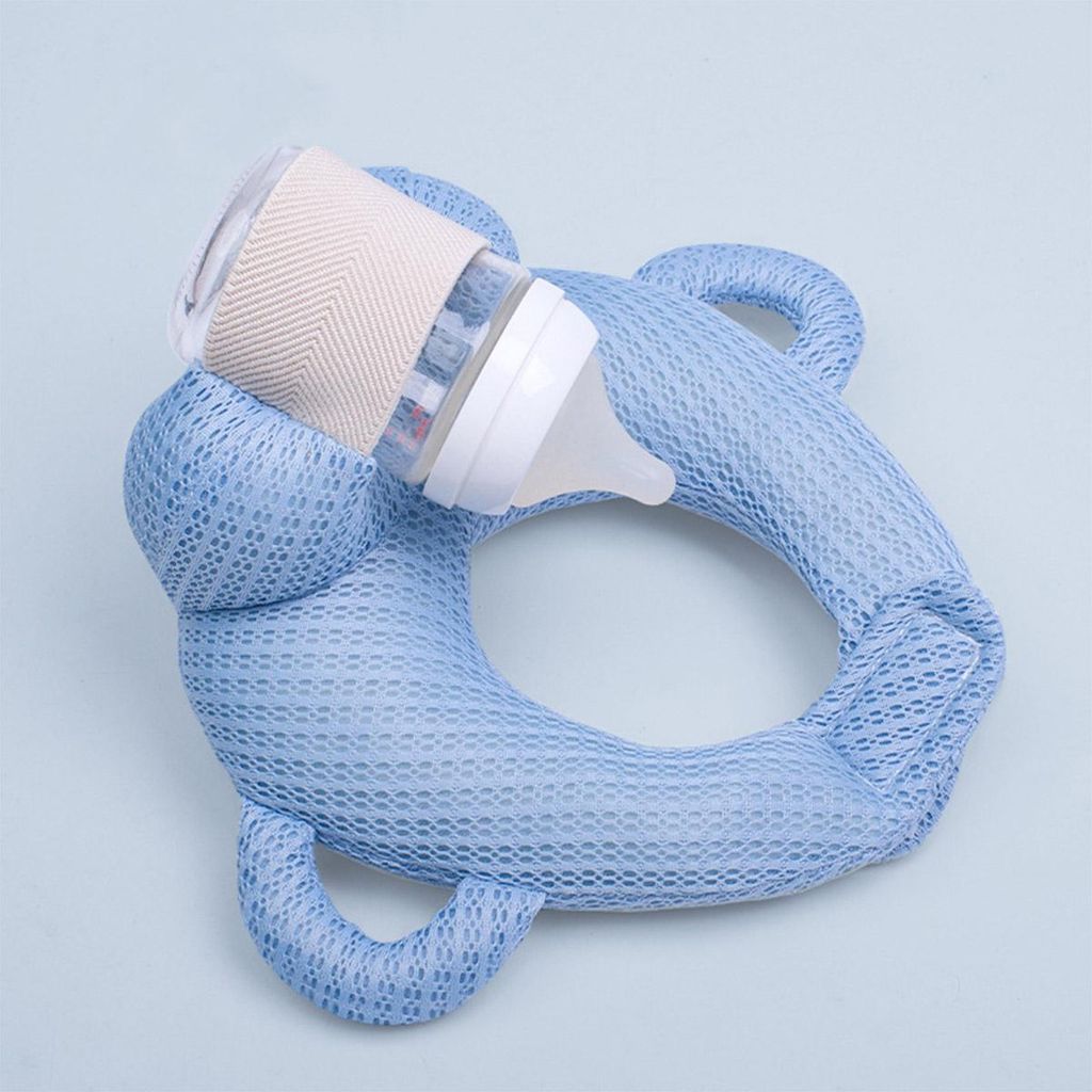 Stillkissen mit Flaschenhalter Ergonomische Freihandhilfe Produktbild 