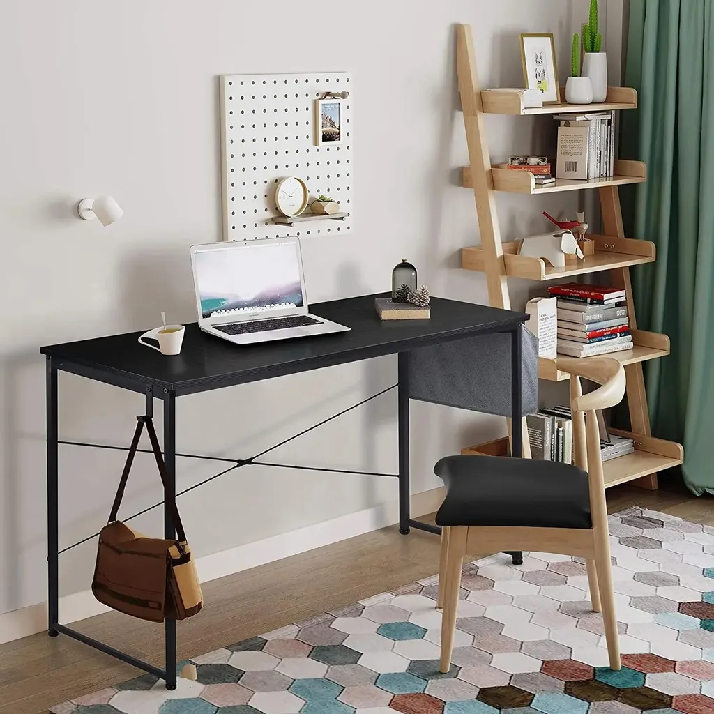 Petit bureau d'angle 120x60 cm pliable pour studio et espace restreint - 3