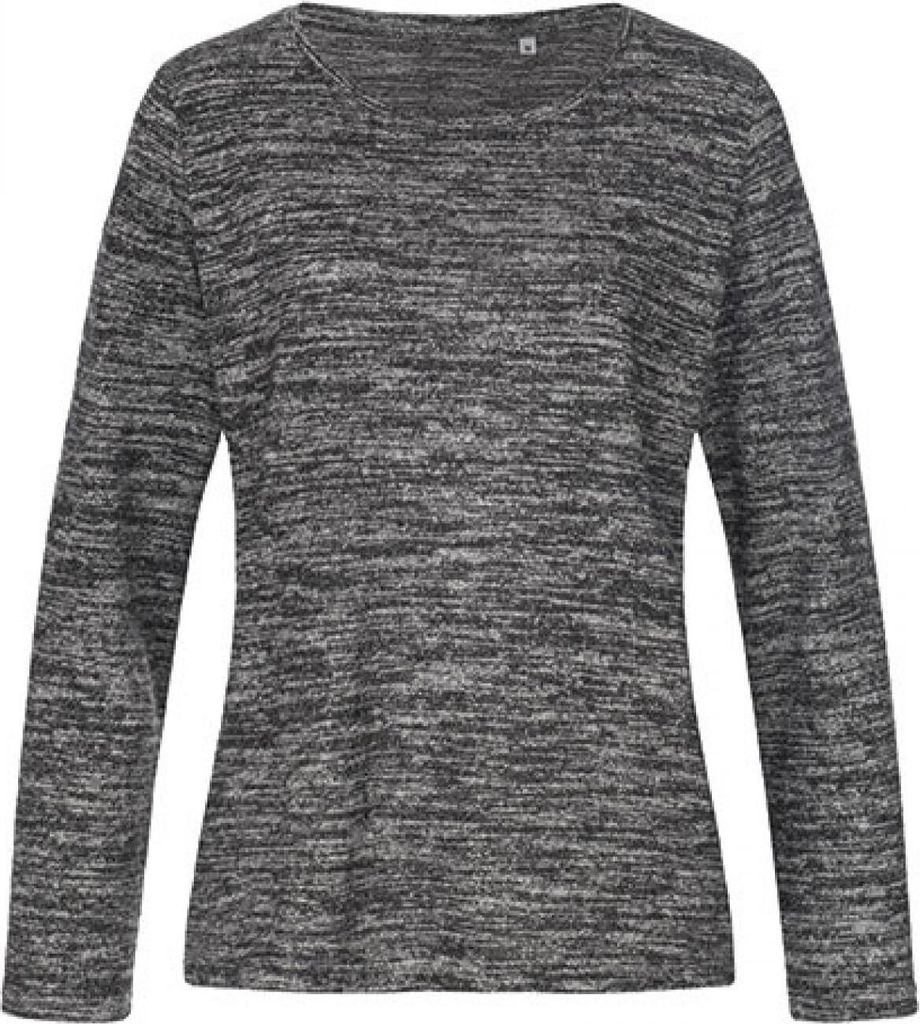 Stedman ST9180 | Damen Knit Sweater , produziert gemäß BSCI-Richtlinien - Farbe: Dark Grey Melange - Größe: S