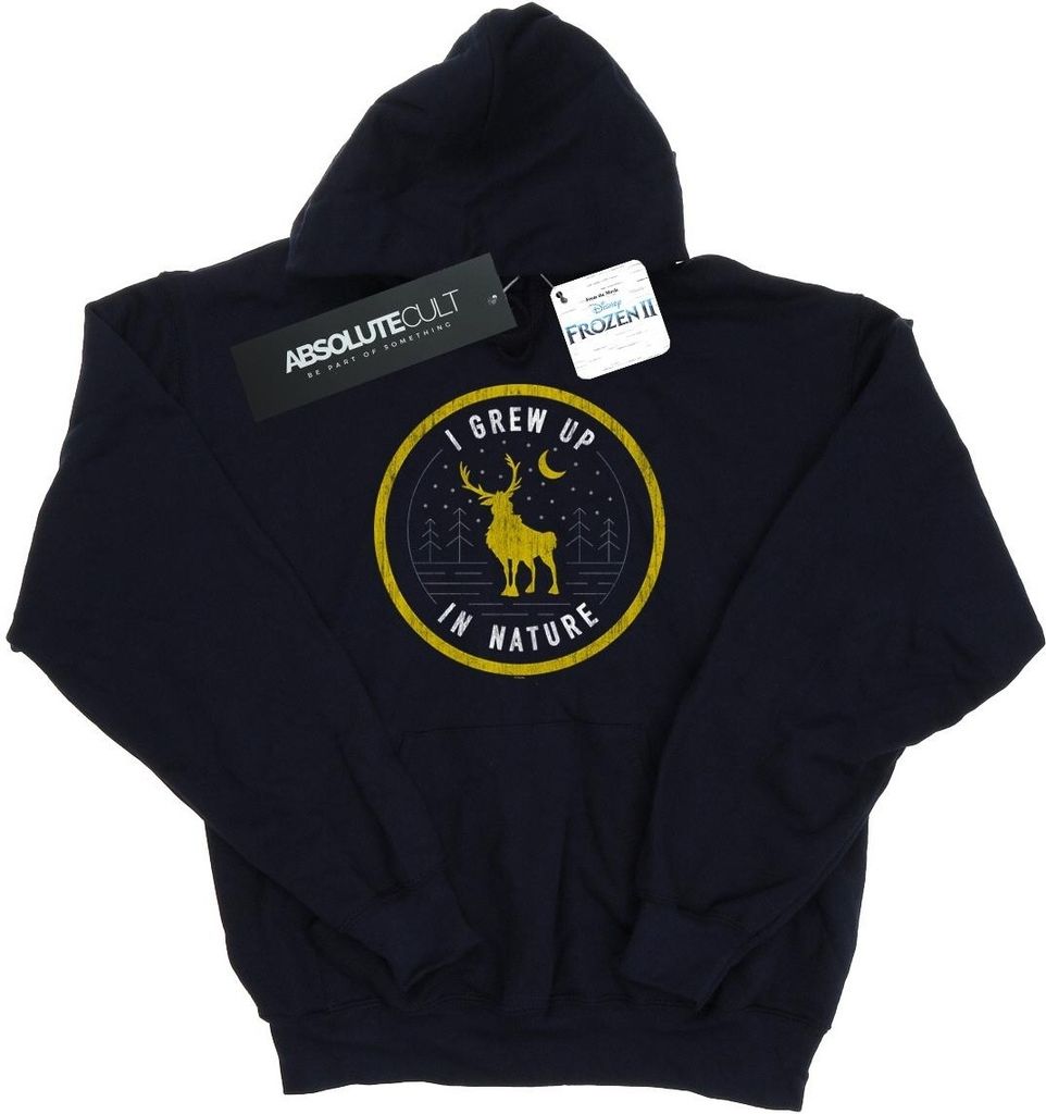 Disney - "Frozen 2 I Grew Up In Nature" Kapuzenpullover für Herren BI11000 (3XL) (Marineblau)