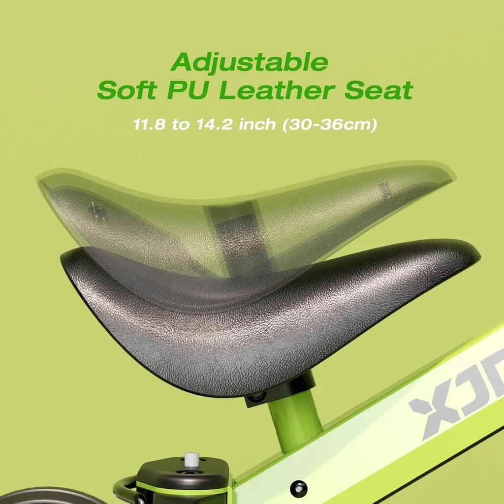 Tricycle évolutif pour bébé XJD Vert avec selle ajustable et 3 roues