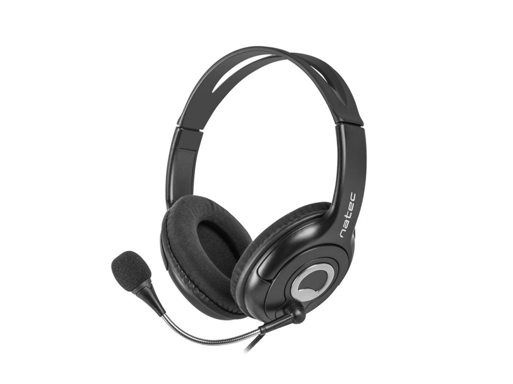 NATEC Bear 2, Kabel, 20 - 20000 Hz, Sluchátka s mikrofonem, Obrázek produktu 