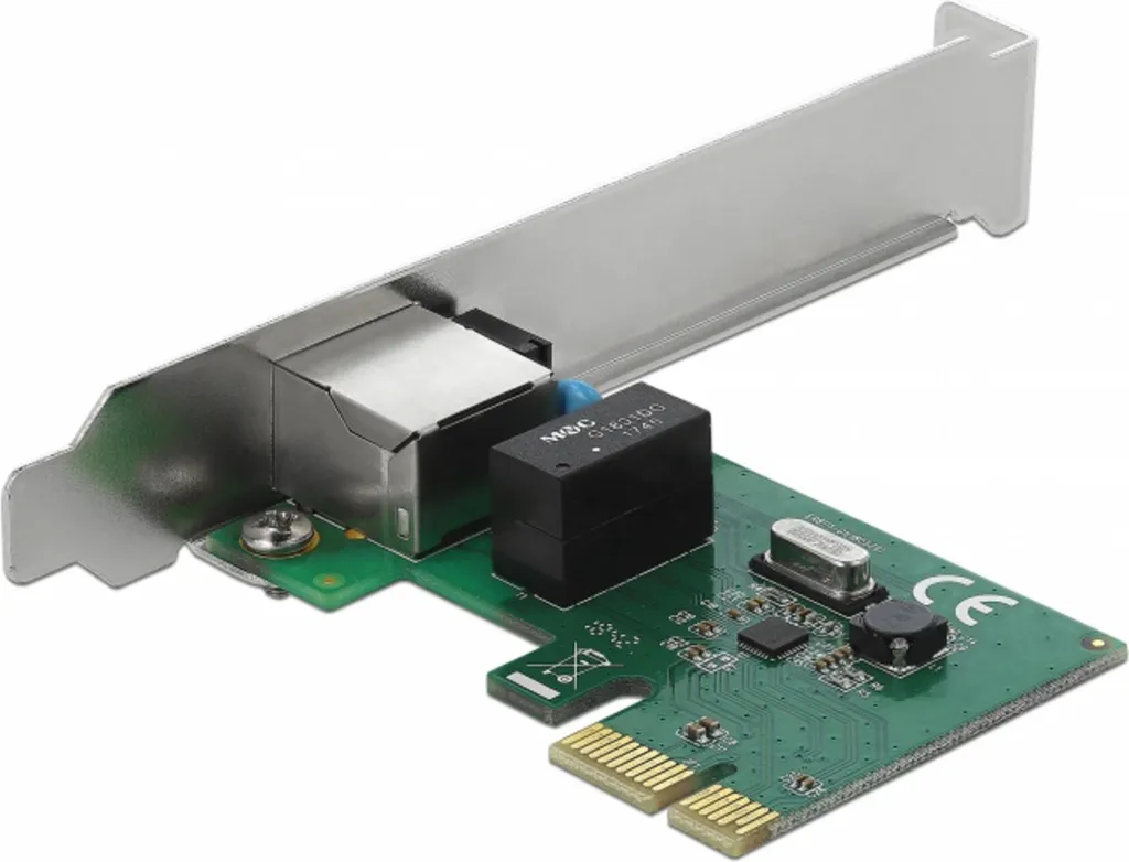 Scheda di Rete Delock Gigabit LAN PCI Express RJ45 Low Profile 89357